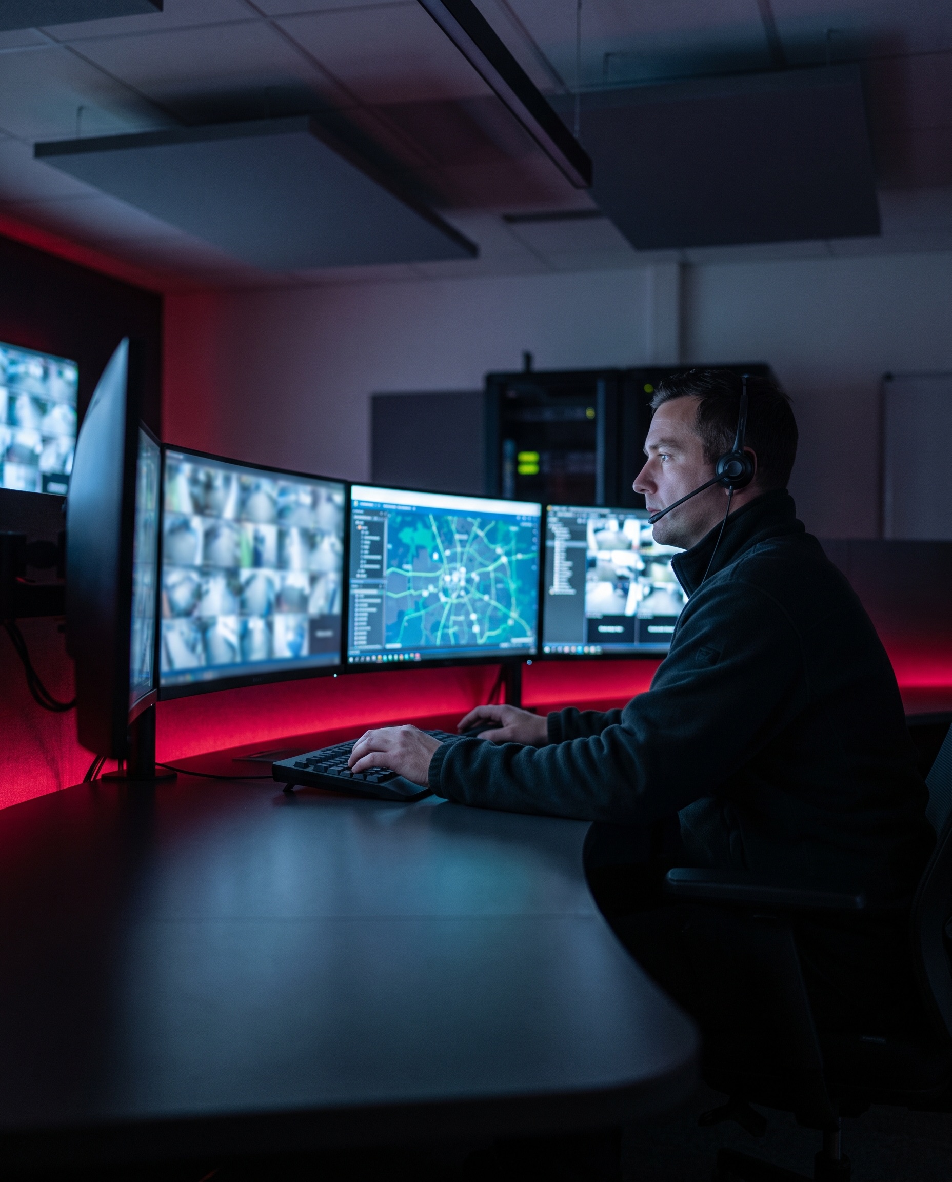 ProTELEC monitoring centre operator